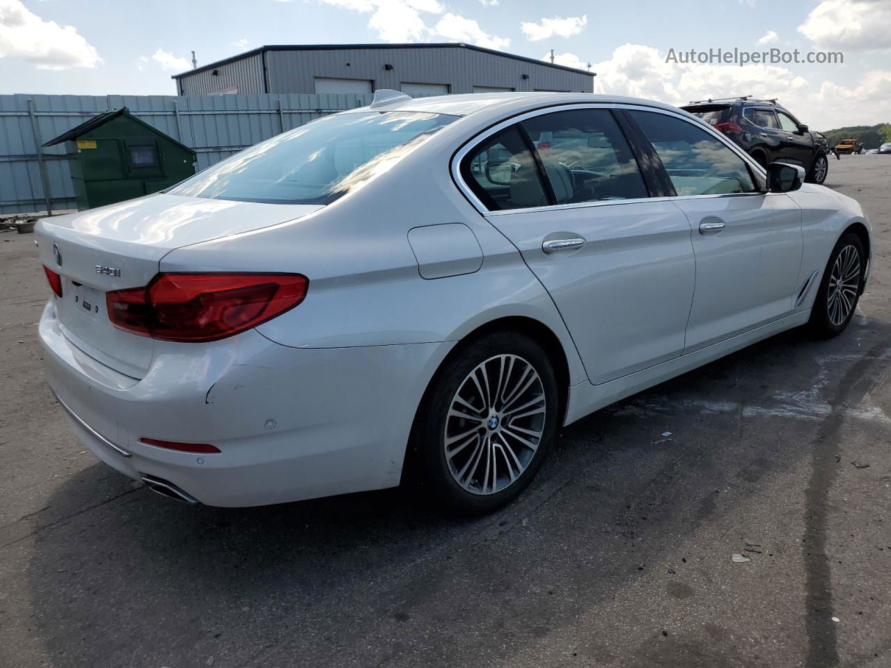 2017 Bmw 540 Xi White vin: WBAJE7C36HG887141