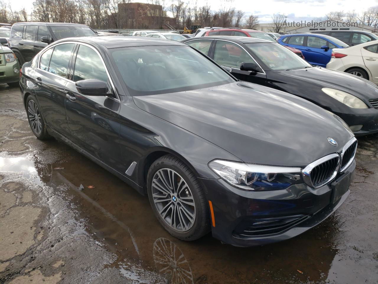 2017 Bmw 540 Xi Black vin: WBAJE7C36HG889648