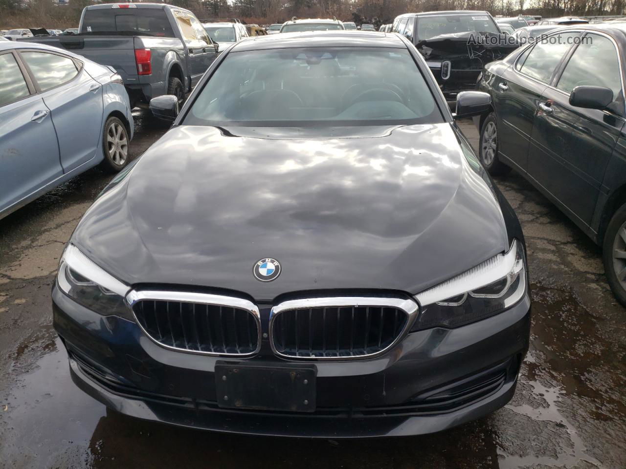 2017 Bmw 540 Xi Black vin: WBAJE7C36HG889648