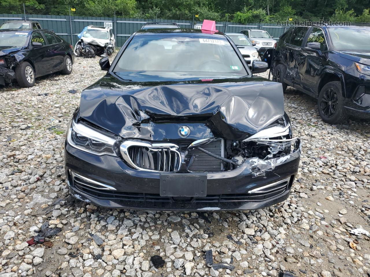 2017 Bmw 540 Xi Black vin: WBAJE7C37HG890582