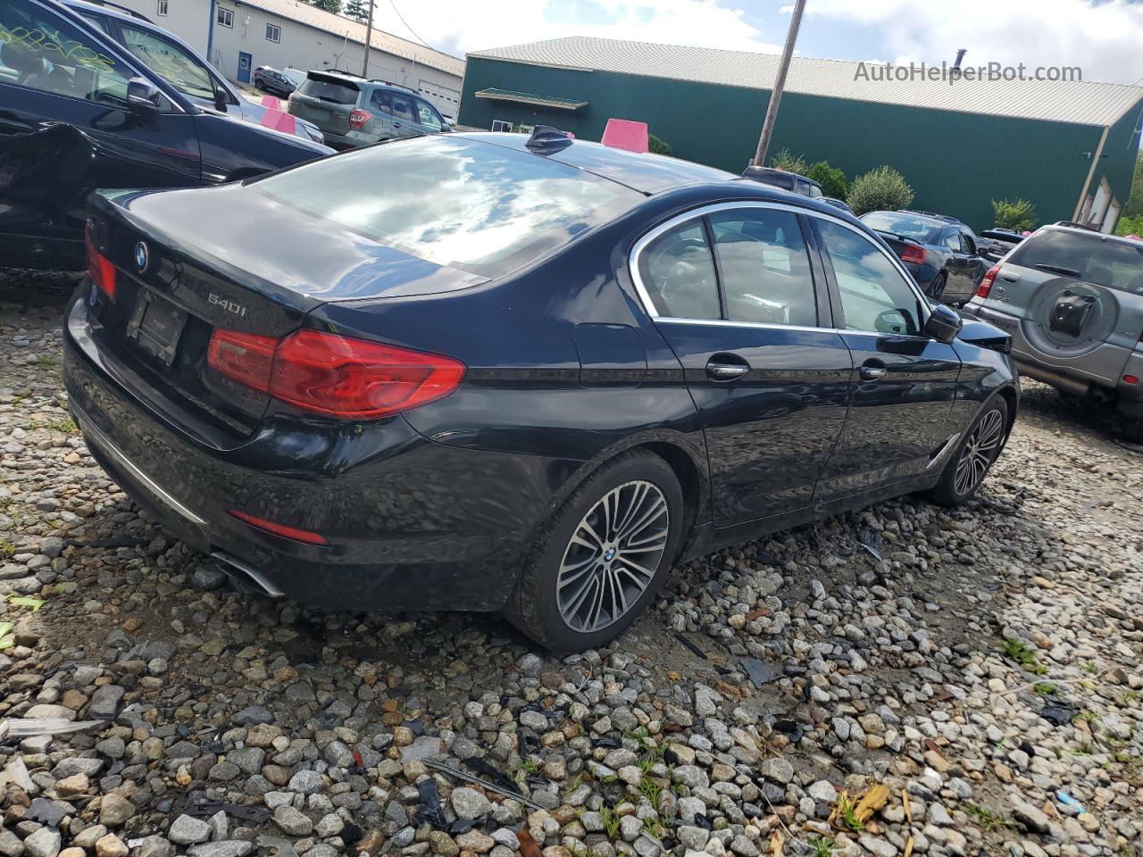 2017 Bmw 540 Xi Black vin: WBAJE7C37HG890582