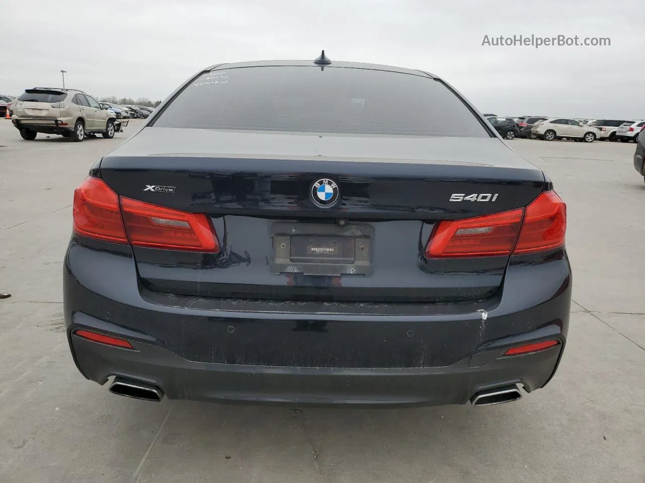 2017 Bmw 540 Xi Blue vin: WBAJE7C39HG887960