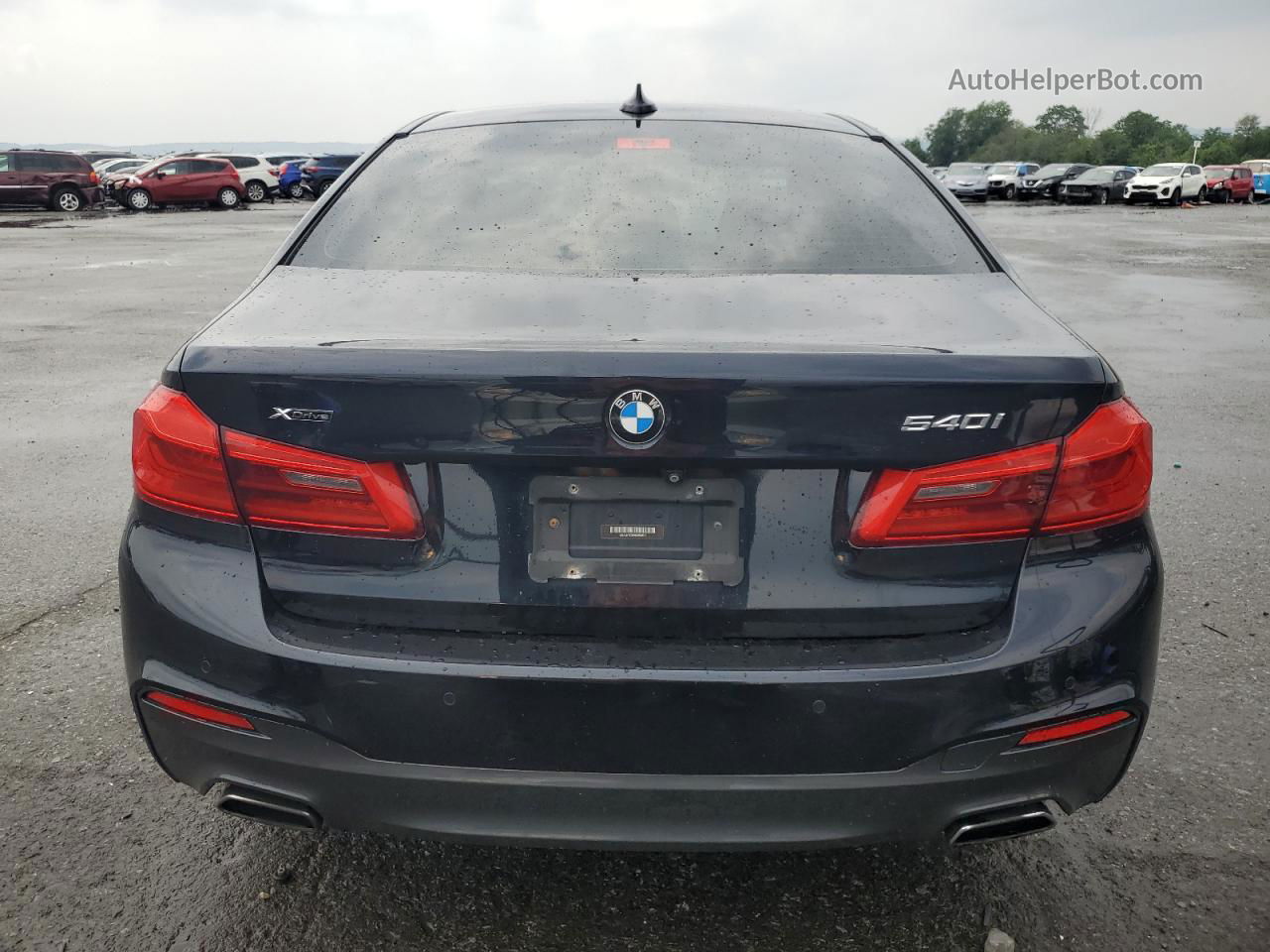 2017 Bmw 540 Xi Black vin: WBAJE7C39HG888817