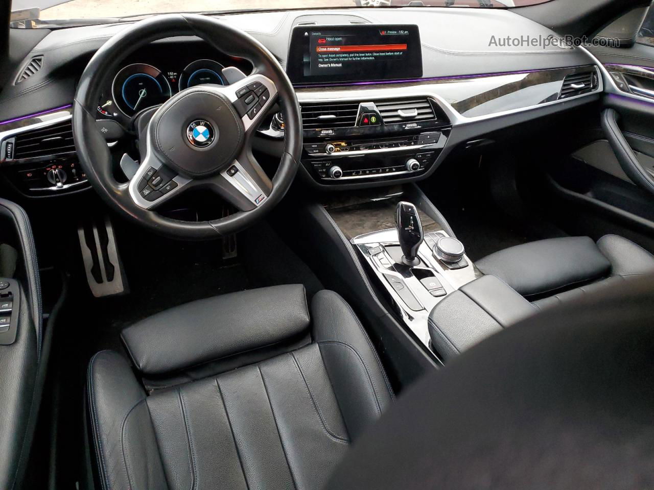 2017 Bmw 540 Xi Черный vin: WBAJE7C3XHG478883