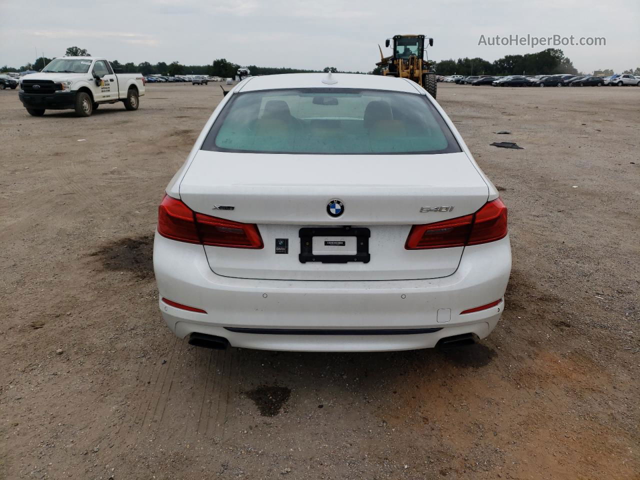 2018 Bmw 540 Xi White vin: WBAJE7C51JWD49947