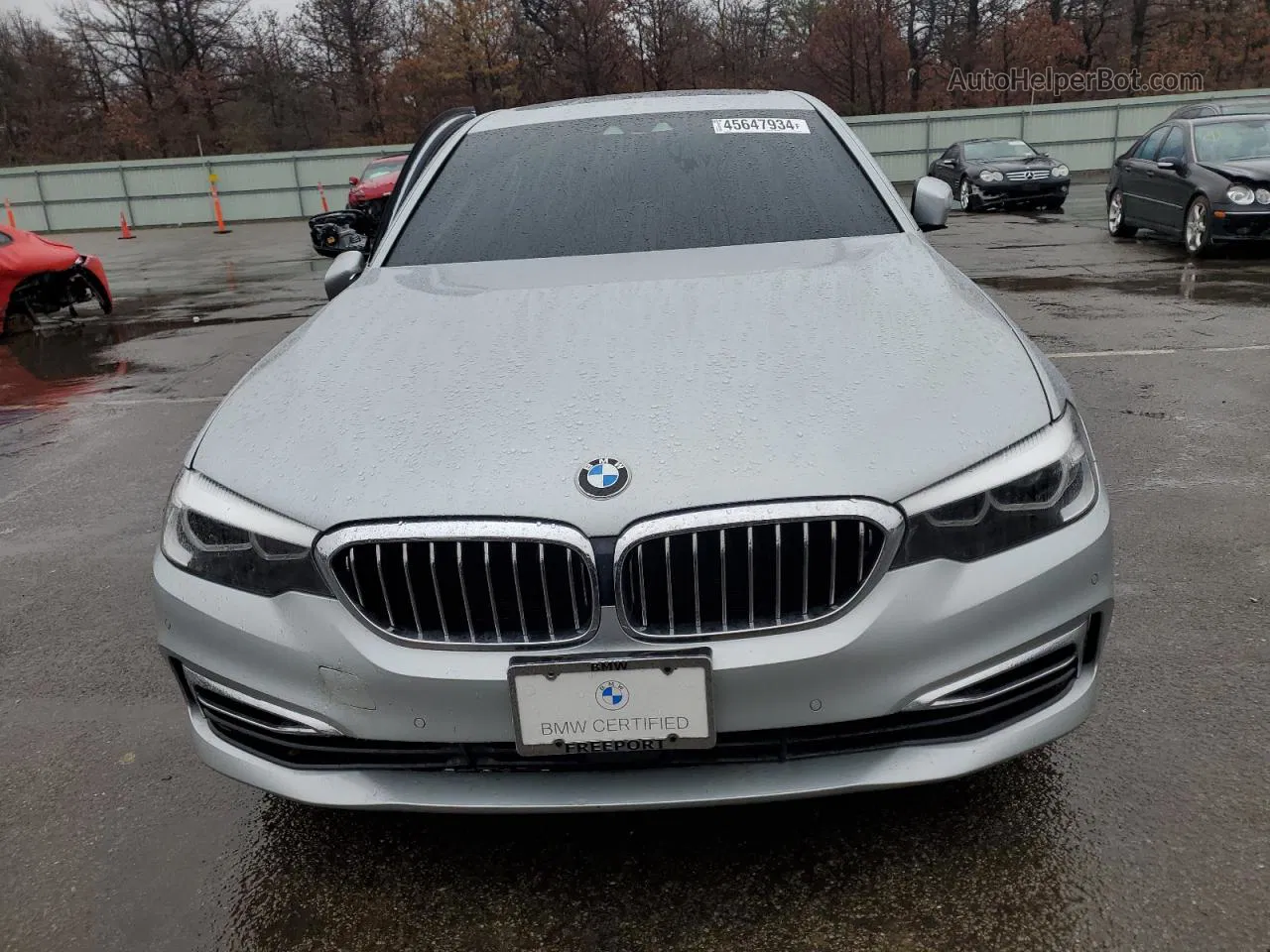 2019 Bmw 540 Xi Серебряный vin: WBAJE7C51KWW19144