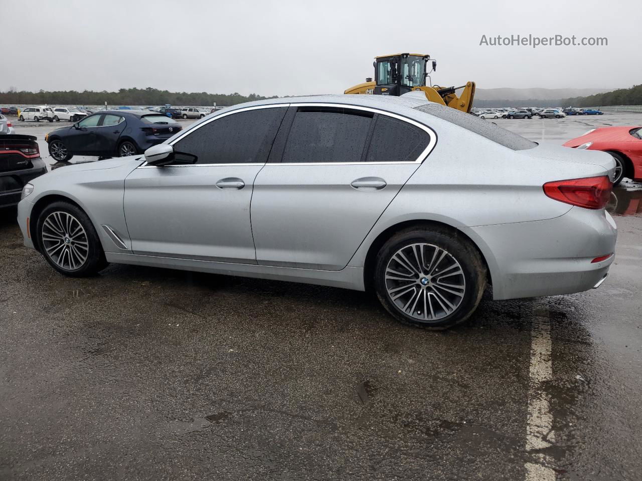 2019 Bmw 540 Xi Silver vin: WBAJE7C51KWW19144