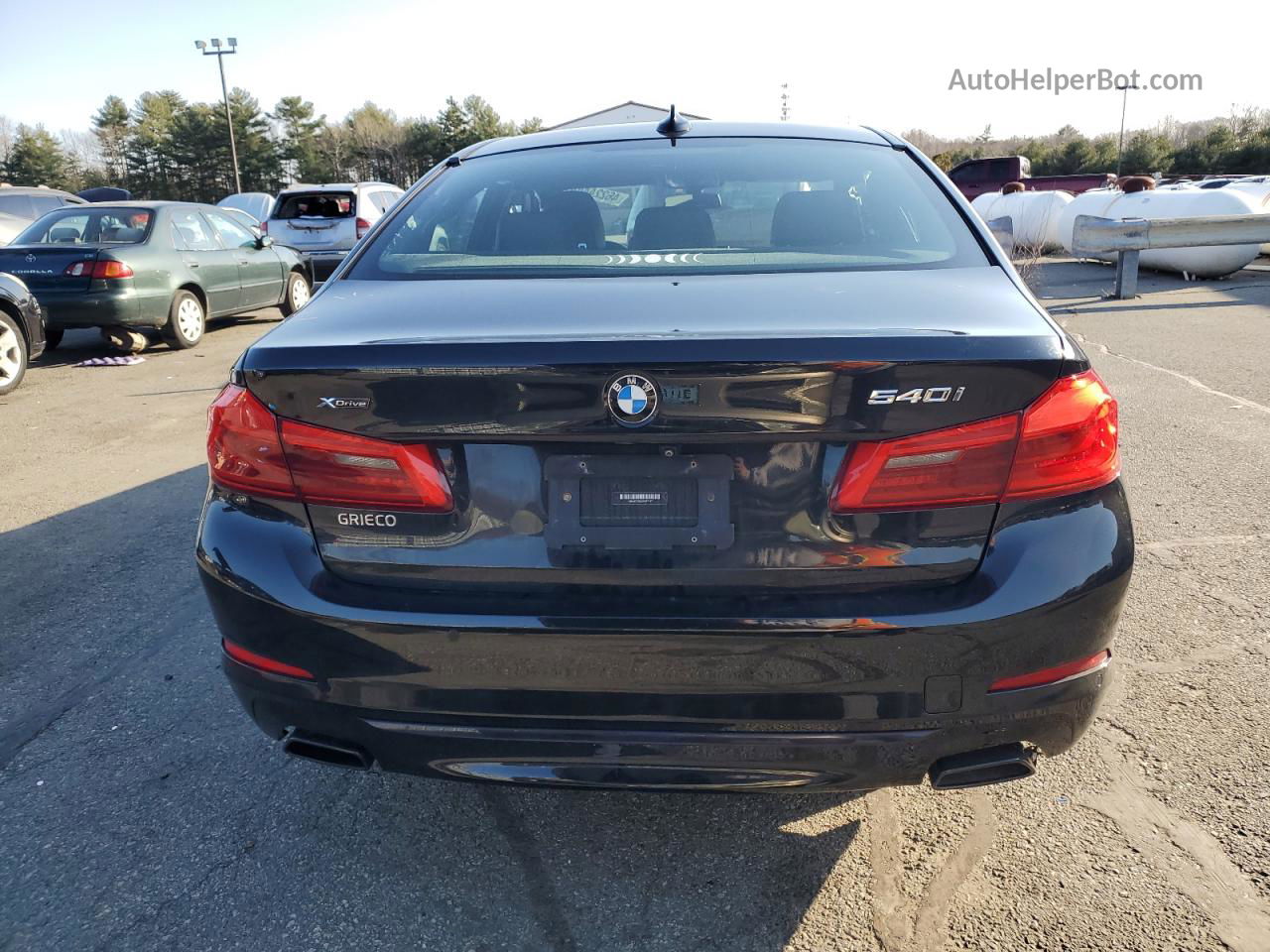 2018 Bmw 540 Xi Black vin: WBAJE7C52JWC57147