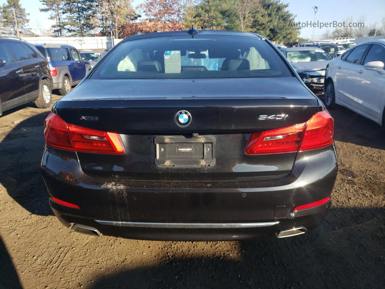 2018 Bmw 540 Xi Black vin: WBAJE7C52JWC57388