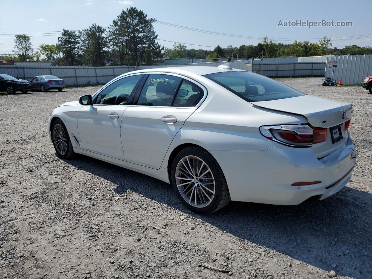 2019 Bmw 540 Xi White vin: WBAJE7C53KWW12860