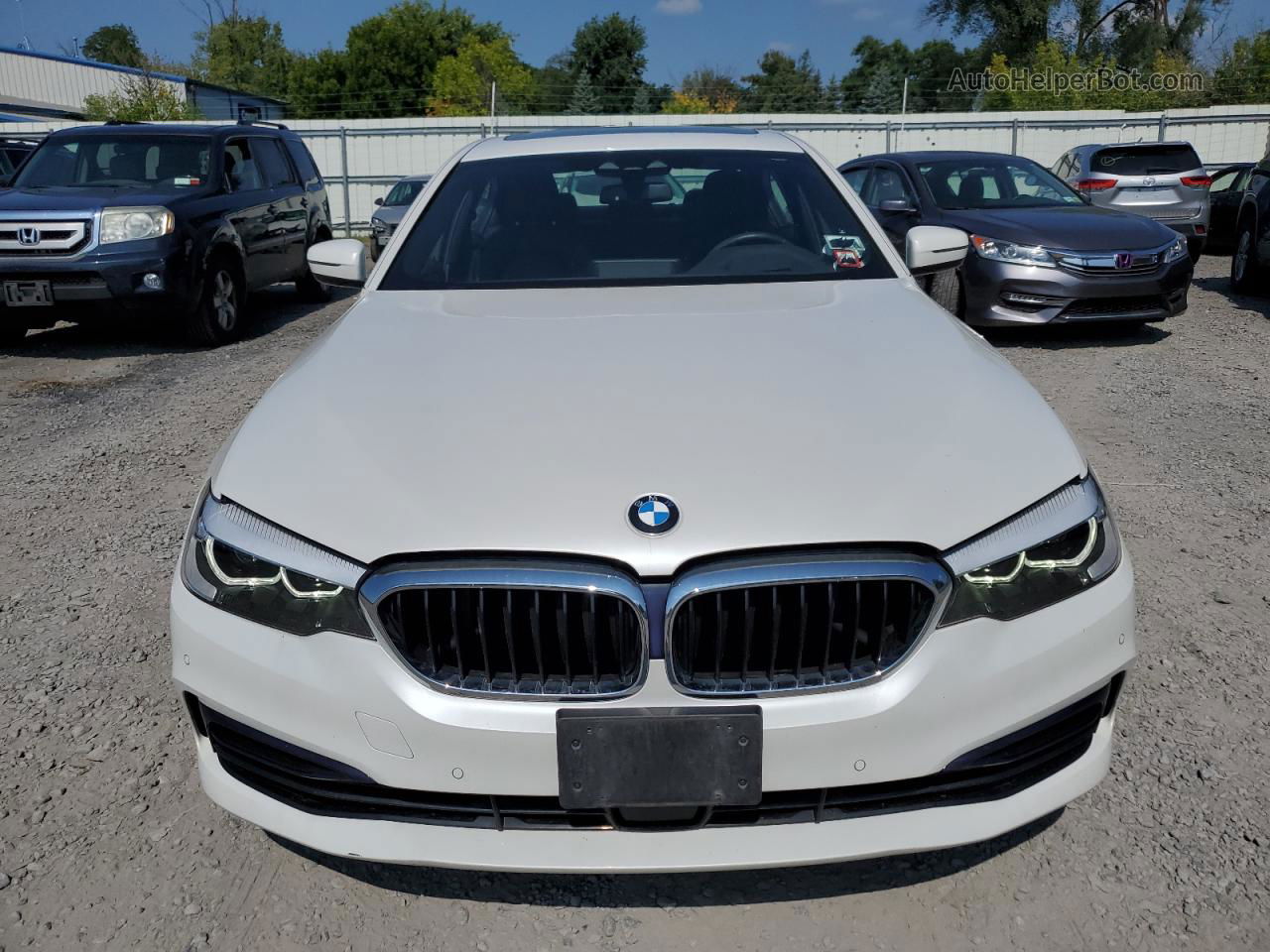 2019 Bmw 540 Xi White vin: WBAJE7C53KWW12860