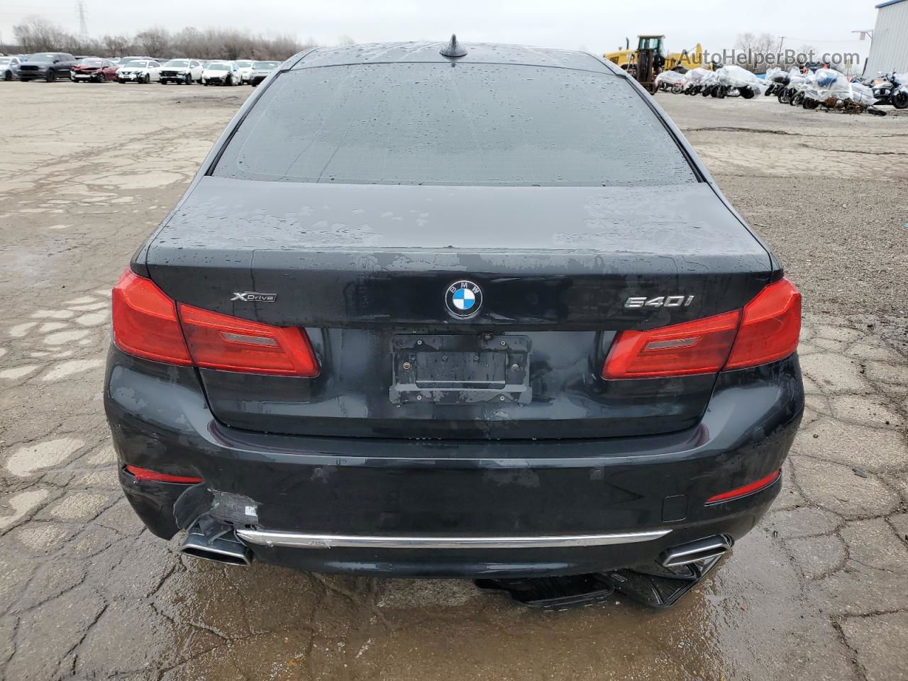 2018 Bmw 540 Xi Black vin: WBAJE7C55JG891057