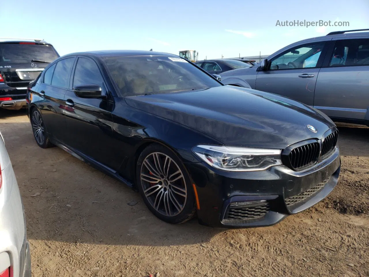 2018 Bmw 540 Xi Black vin: WBAJE7C55JWC57353