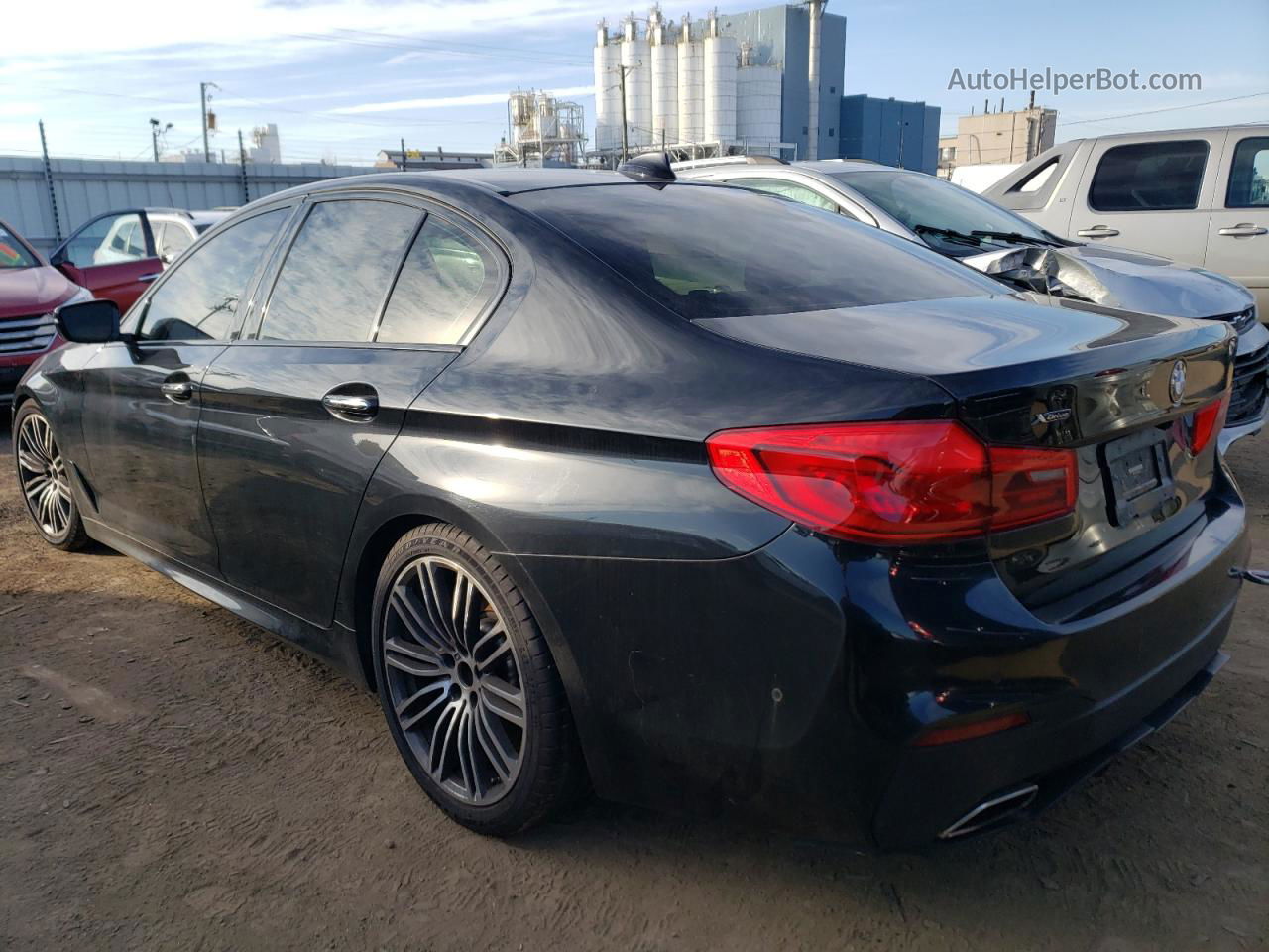 2018 Bmw 540 Xi Black vin: WBAJE7C55JWC57353