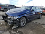 2019 Bmw 540 Xi Blue vin: WBAJE7C55KWD55705