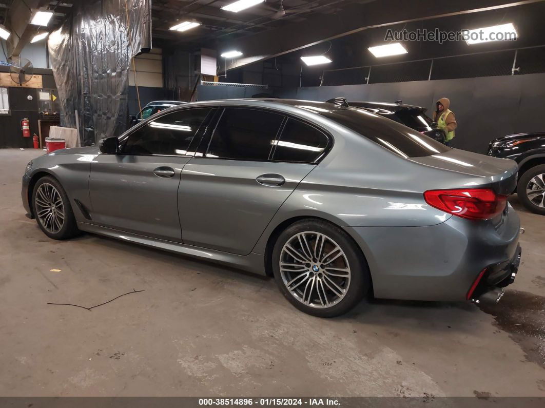 2019 Bmw 540i Xdrive Gray vin: WBAJE7C55KWD55784