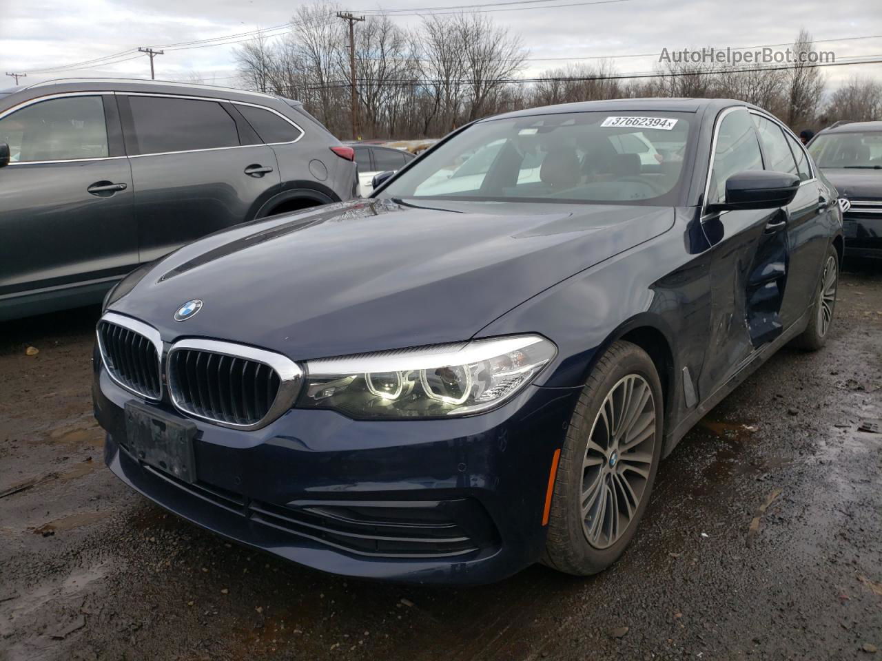 2019 Bmw 540 Xi Blue vin: WBAJE7C55KWW12052