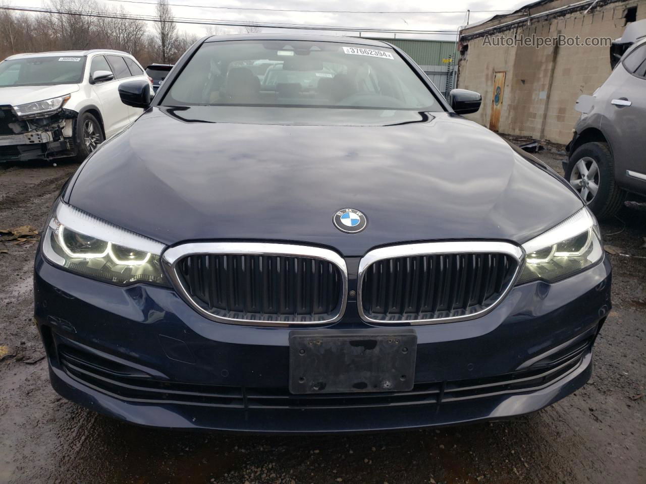 2019 Bmw 540 Xi Blue vin: WBAJE7C55KWW12052