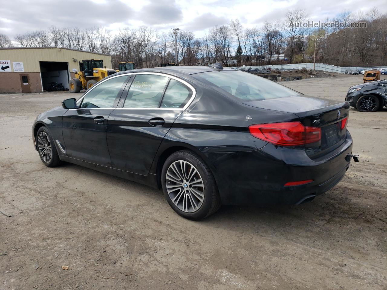 2019 Bmw 540 Xi Черный vin: WBAJE7C55KWW35766