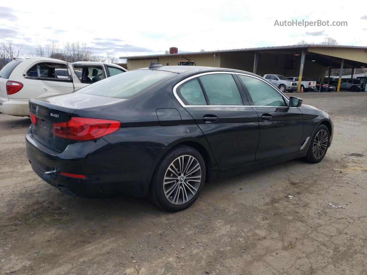 2019 Bmw 540 Xi Black vin: WBAJE7C55KWW35766