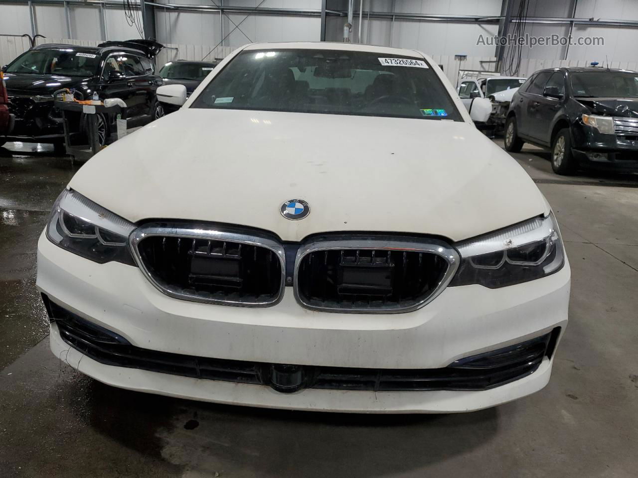 2018 Bmw 540 Xi White vin: WBAJE7C56JWC57216