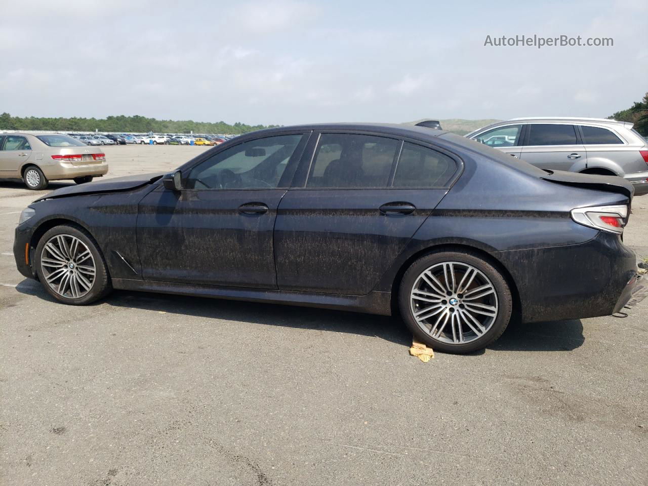 2019 Bmw 540 Xi Black vin: WBAJE7C57KWW44307