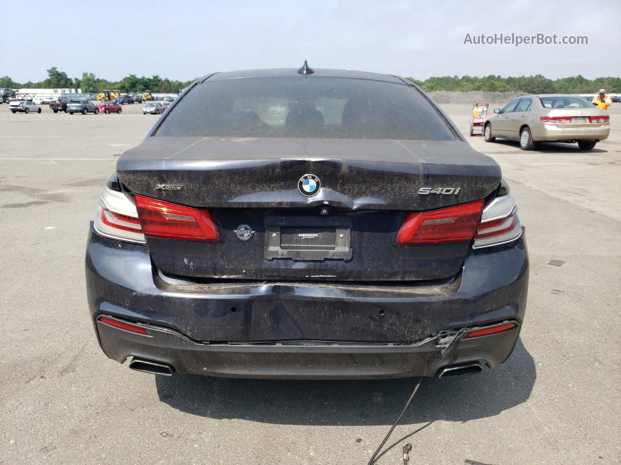 2019 Bmw 540 Xi Black vin: WBAJE7C57KWW44307