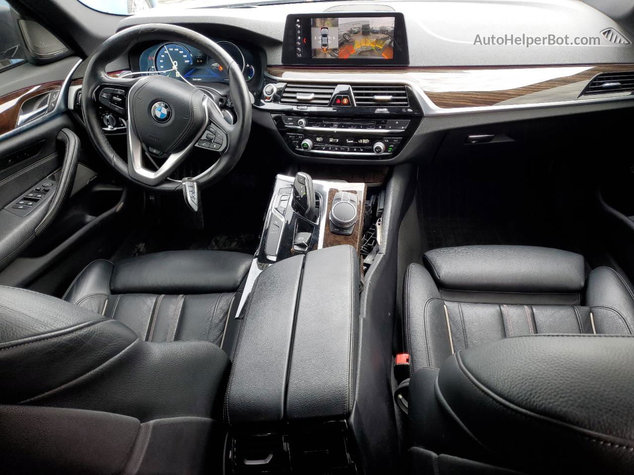 2018 Bmw 540 Xi Черный vin: WBAJE7C58JG891344