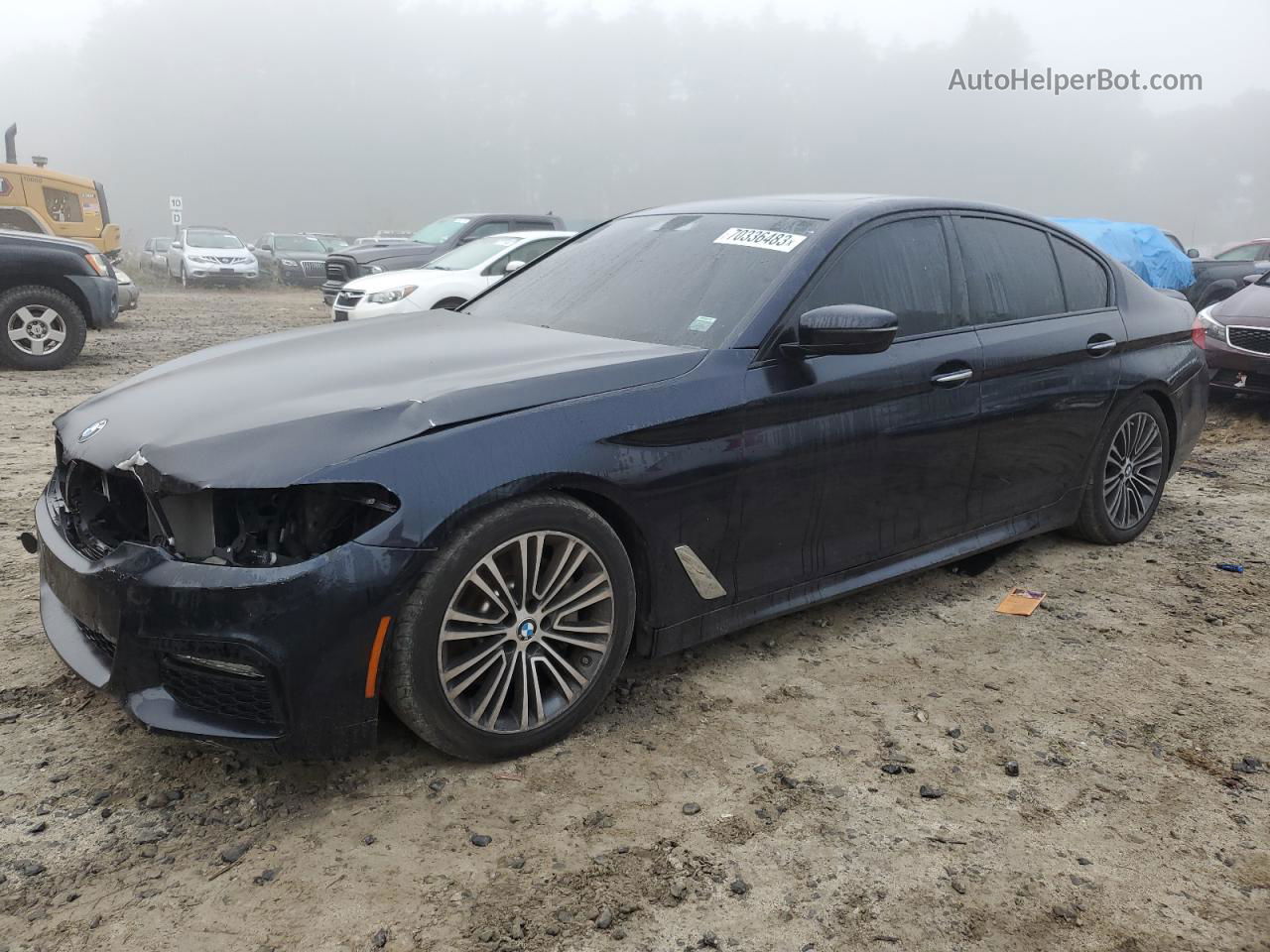 2018 Bmw 540 Xi Black vin: WBAJE7C59JWD52160