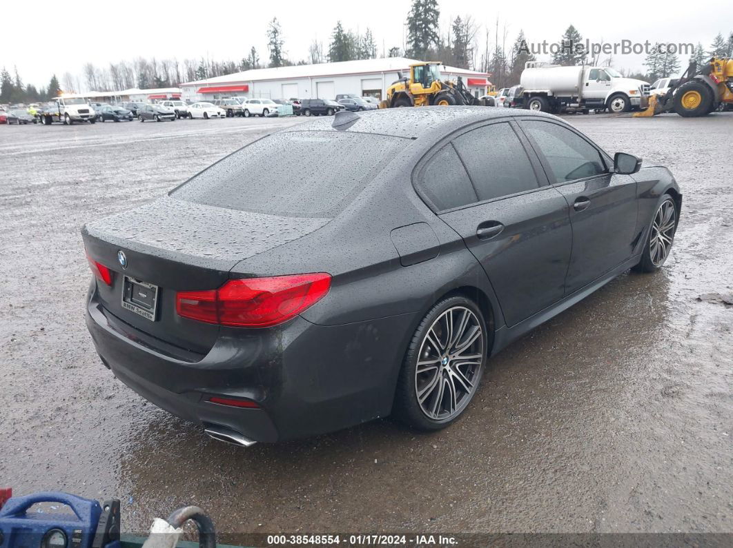 2019 Bmw 540i Xdrive Gray vin: WBAJE7C59KG892553