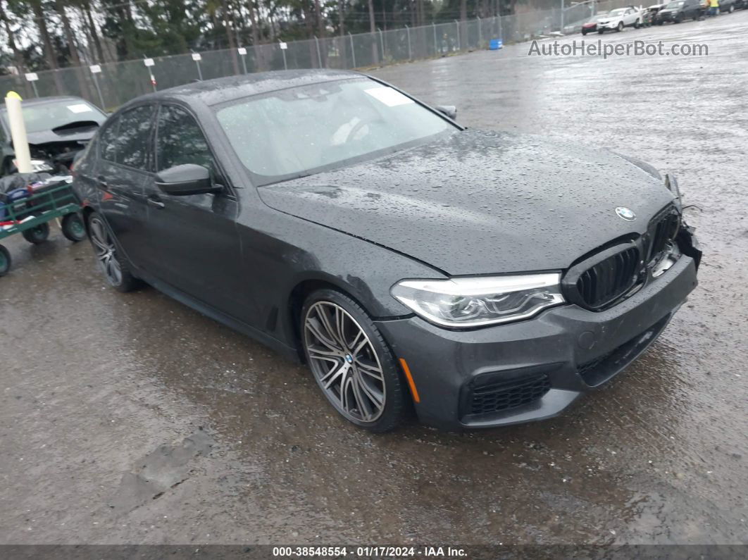 2019 Bmw 540i Xdrive Gray vin: WBAJE7C59KG892553