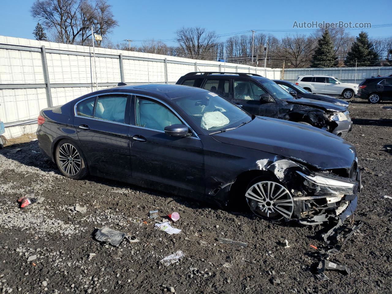 2018 Bmw 540 Xi Blue vin: WBAJE7C5XJWC55064