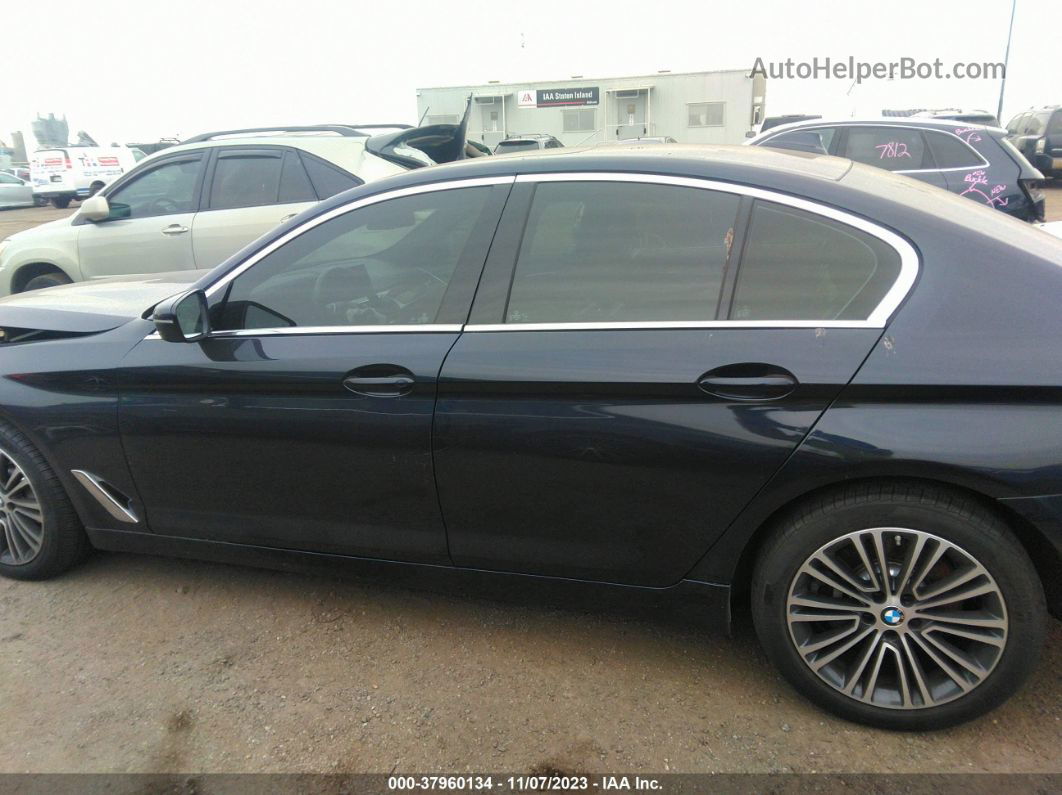 2019 Bmw 540i Xdrive Blue vin: WBAJE7C5XKWW15609