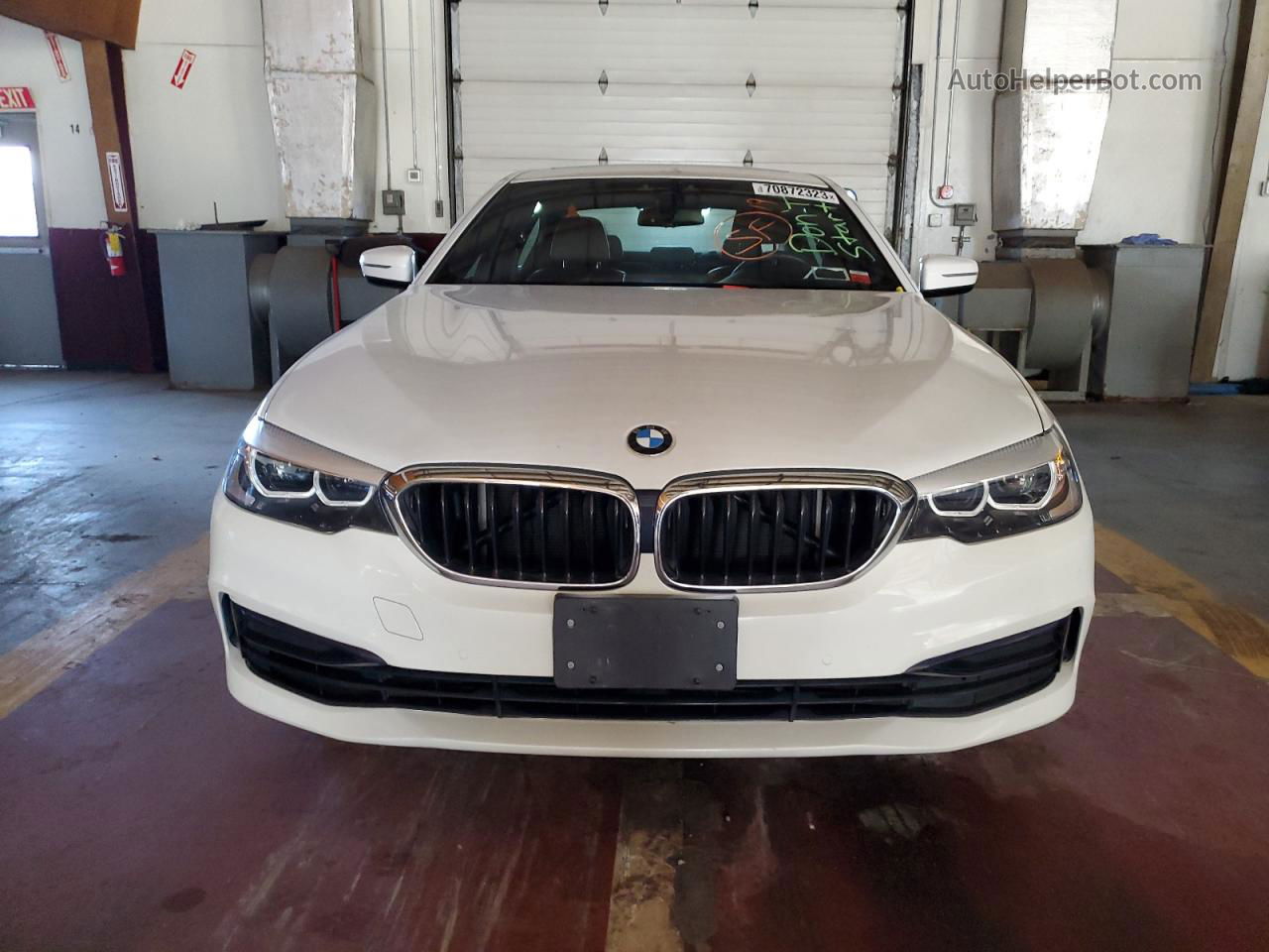 2019 Bmw 540 Xi White vin: WBAJE7C5XKWW17893