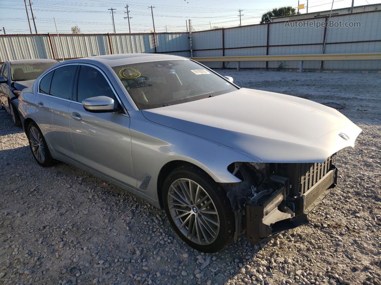 2020 Bmw 530 I Silver vin: WBAJR3C00LWW70685