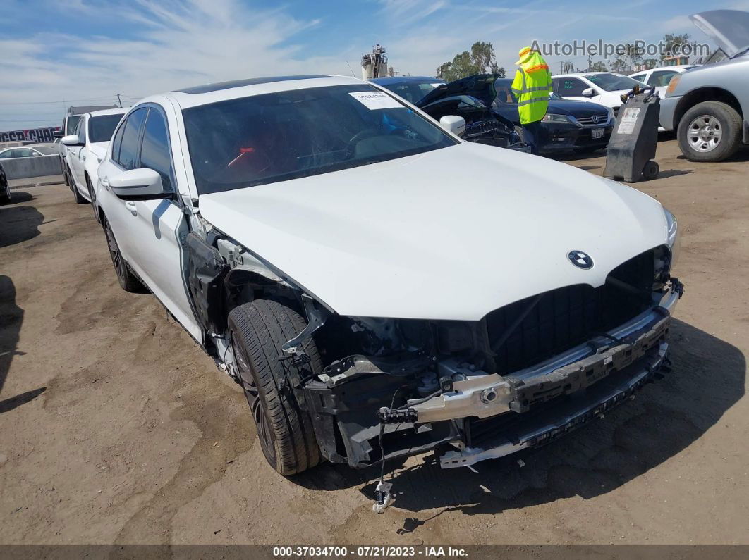 2020 Bmw 5 Series 530i White vin: WBAJR3C00LWW82920