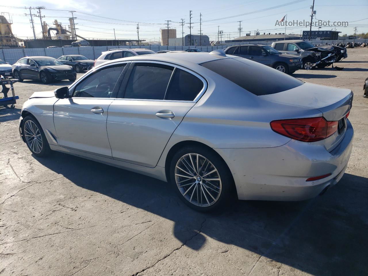 2020 Bmw 530 I Silver vin: WBAJR3C01LCE55207