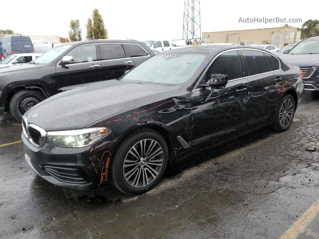 2020 Bmw 530 I Black vin: WBAJR3C01LWW64104