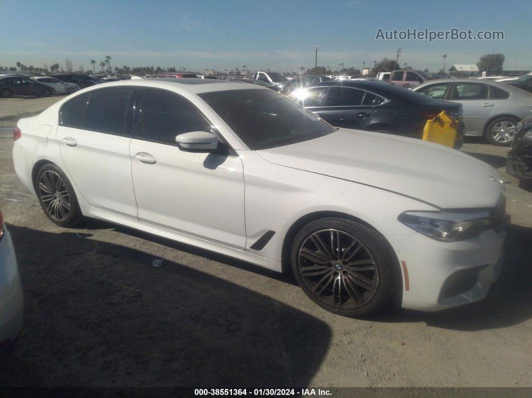 2020 Bmw 530i   White vin: WBAJR3C01LWW69481