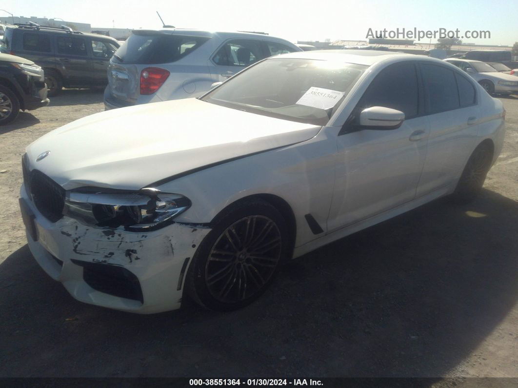 2020 Bmw 530i   White vin: WBAJR3C01LWW69481