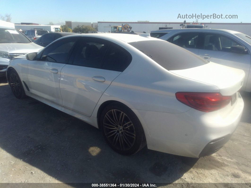 2020 Bmw 530i   White vin: WBAJR3C01LWW69481