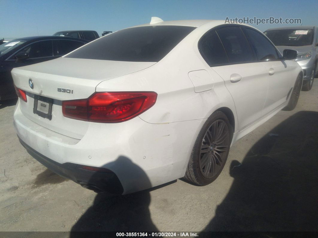 2020 Bmw 530i   White vin: WBAJR3C01LWW69481