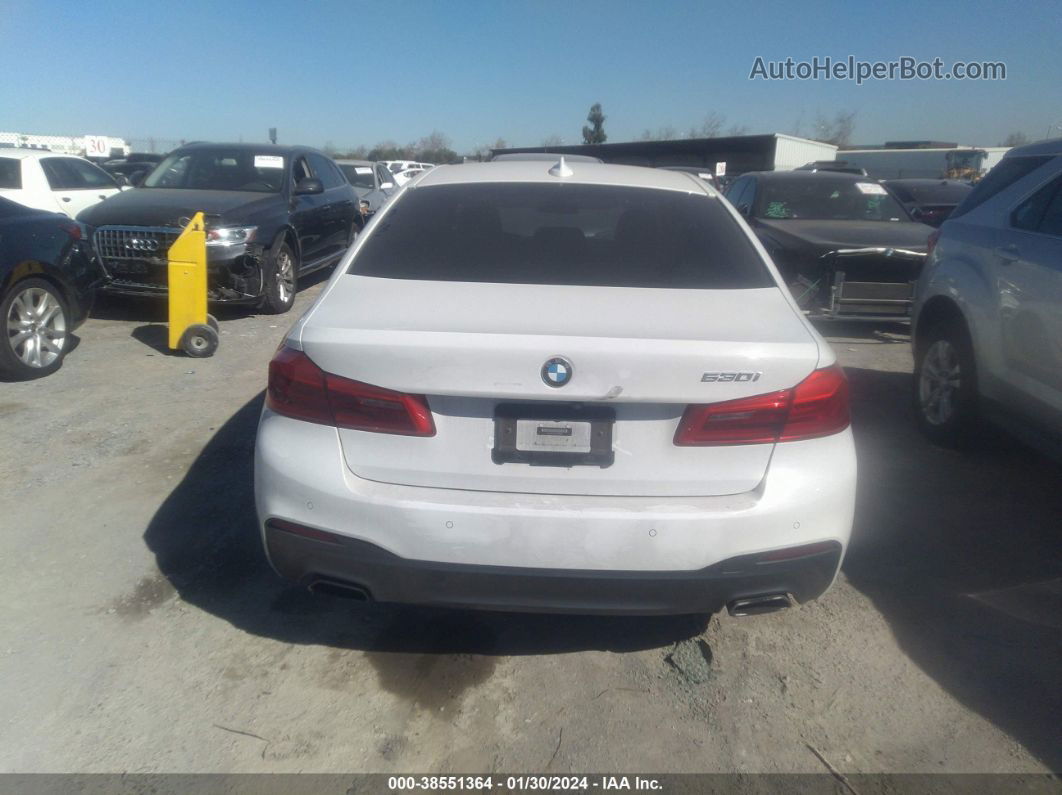 2020 Bmw 530i   White vin: WBAJR3C01LWW69481