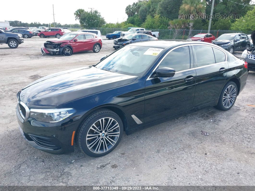 2020 Bmw 5 Series 530i Black vin: WBAJR3C01LWW74602