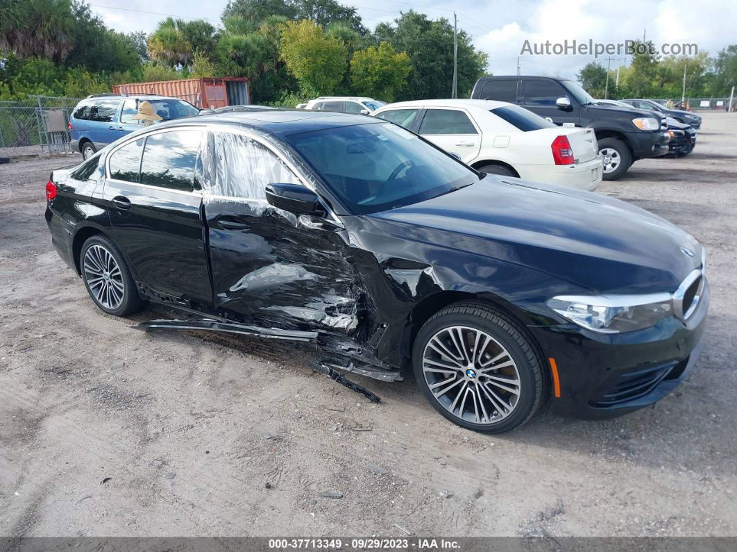 2020 Bmw 5 Series 530i Black vin: WBAJR3C01LWW74602