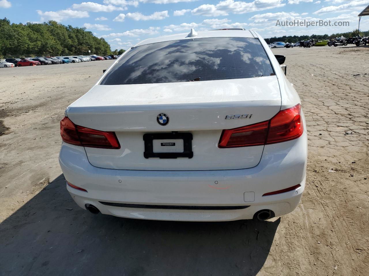 2020 Bmw 530 I White vin: WBAJR3C04LWW61021