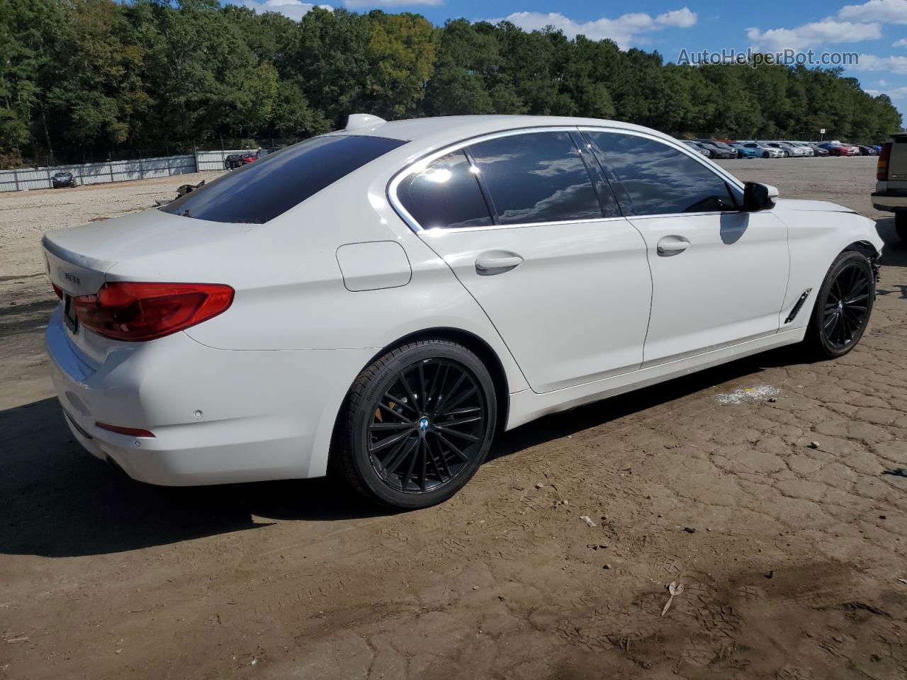 2020 Bmw 530 I White vin: WBAJR3C04LWW61021