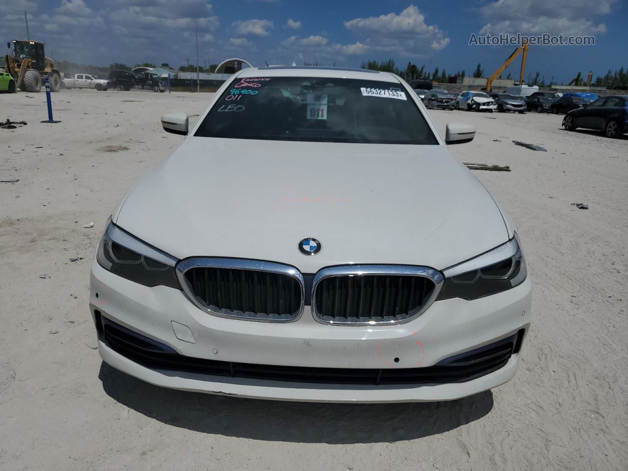 2020 Bmw 530 I White vin: WBAJR3C04LWW64503