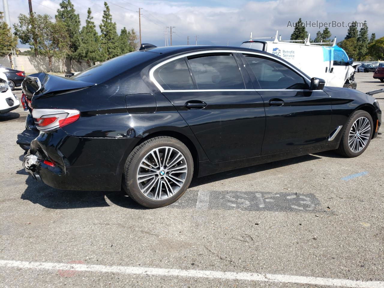 2020 Bmw 530 I Black vin: WBAJR3C05LCD71200