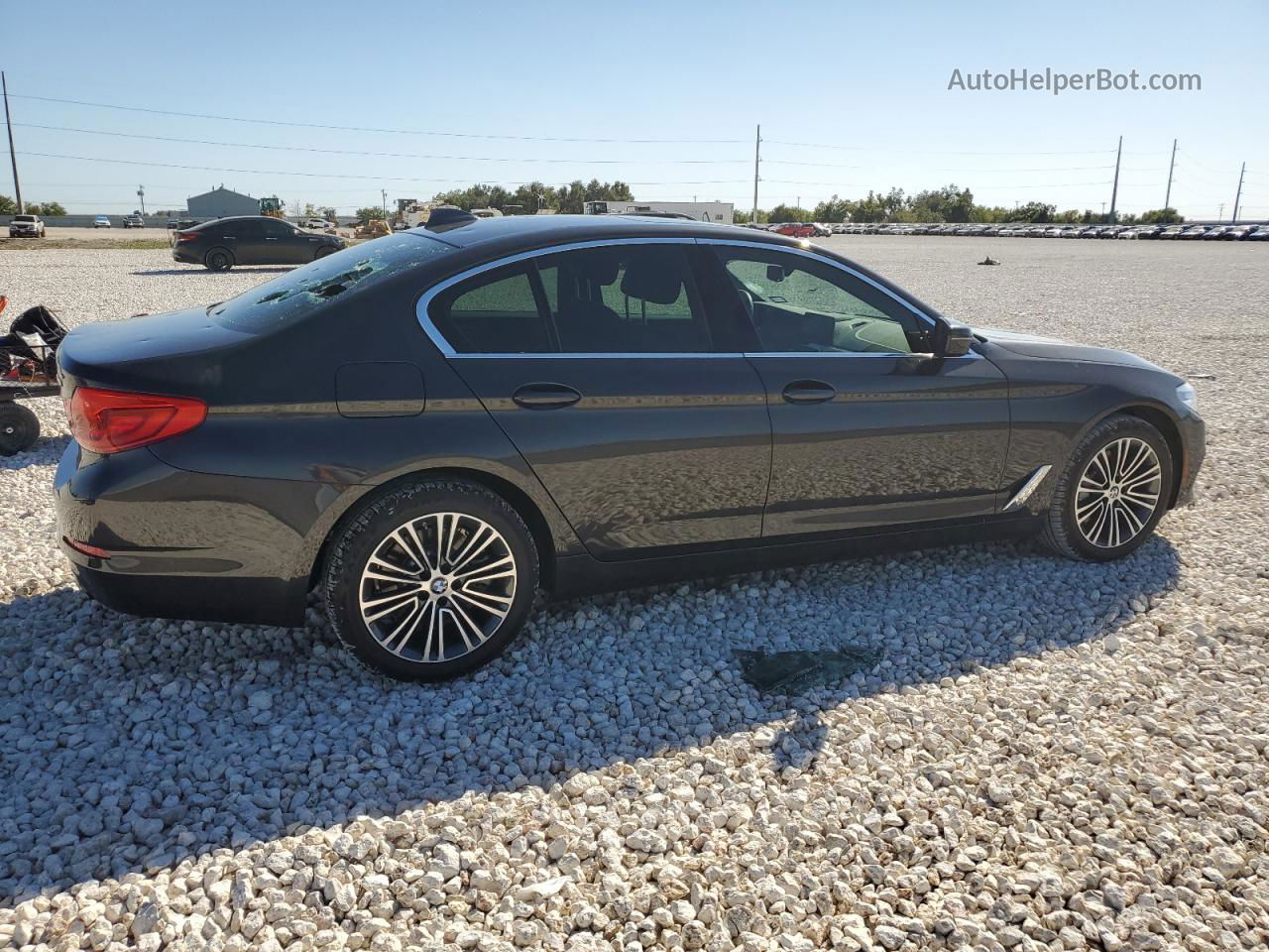 2020 Bmw 530 I Gray vin: WBAJR3C05LCE00520